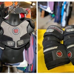 Warrior Millineum Pro Gear Body Armour And Arm Elbow Pads